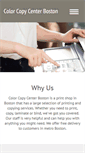 Mobile Screenshot of colorcopycenterboston.biz