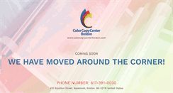 Desktop Screenshot of colorcopycenterboston.com